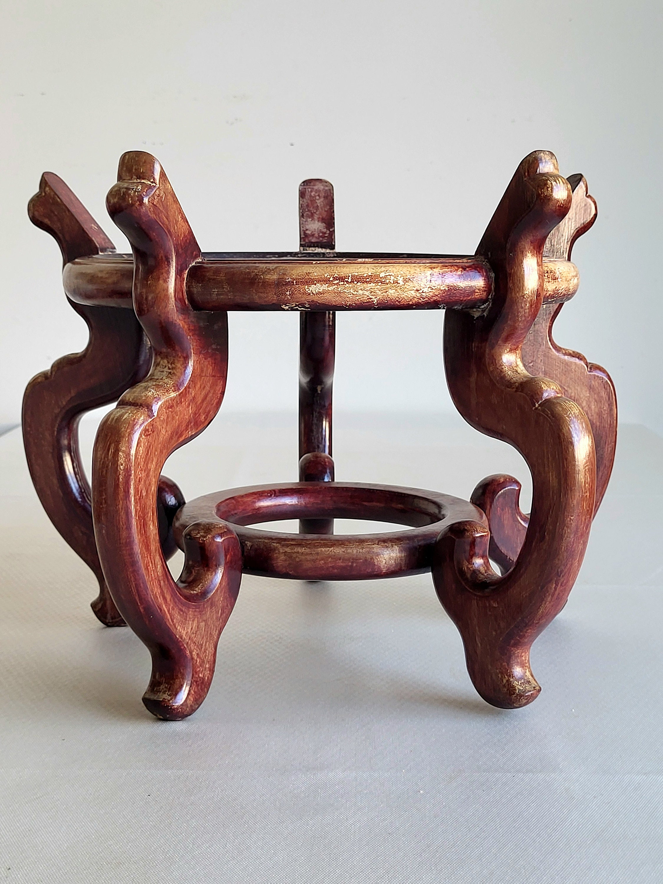 Wooden Fishbowl Display Vase Pot Planter Stand Plant Pot Display Stand Plant Pot Display Stand 16