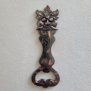 5.5&quot; Vintage Metal Bottle Opener, Retro Barware, Barware Decor, Bar Decor, Festival Decor, Collectible Opener, Holiday Gift, Men&#39;s Gift.