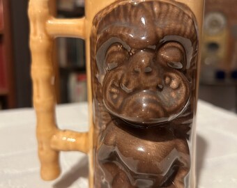 Vintage Al Harrington Tiki Mug, Polynesian Palace Honolulu, God Ku Mug