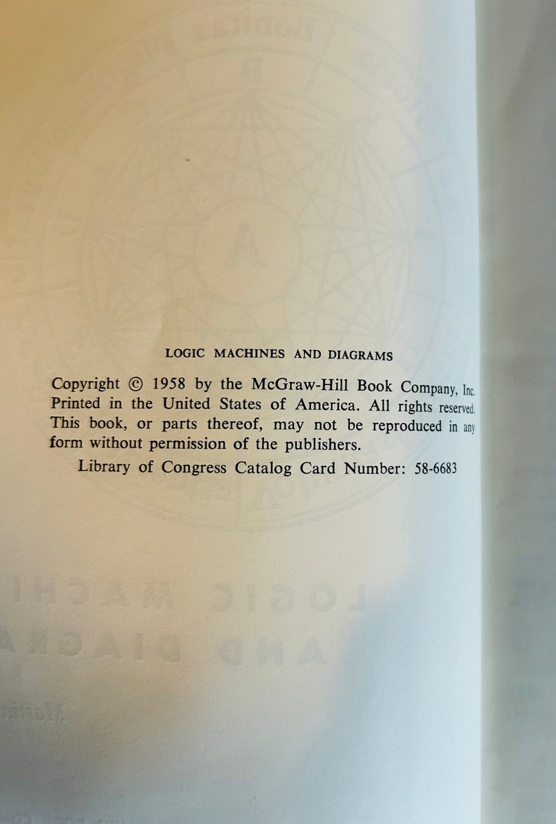 Book: Logic Machines and Diagrams, Traces the Development of Logic ...