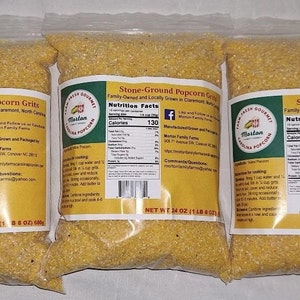 Stone-Ground Popcorn Grits - Three Bag Bundle