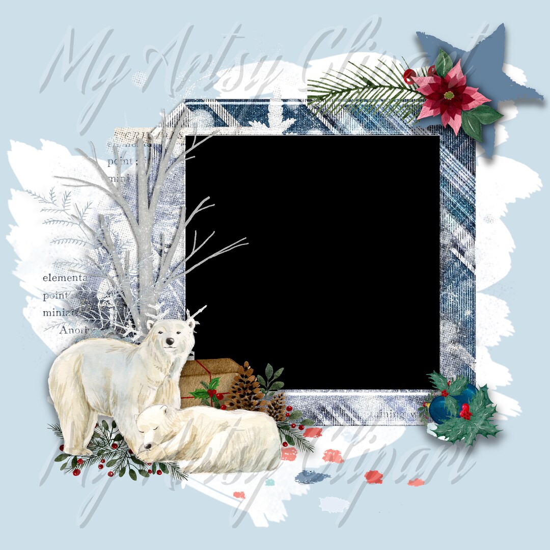4 Digital Scrapbook Quick Page, Christmas Scrapbook Pg, 12x12 Scrapbook ...