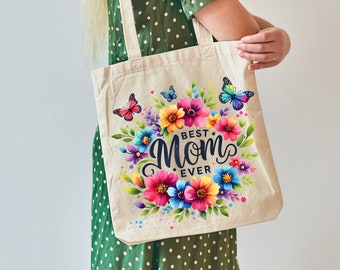 Aquarelle fleurs pour maman Png, Floral Mama Png, Boho Mama Png rétro, Fête des Mères fleur Png, Cadeau pour maman, Sublimation de maman, Meilleure maman de tous les temps Png