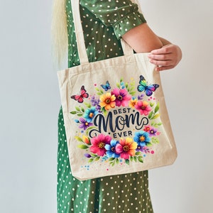 Watercolor Mom Flowers Png, Floral Mama Png, Retro Boho Mama Png, Mothers Day Flower Png, Gift For Mom, Mama Sublimation, Best Mom Ever Png
