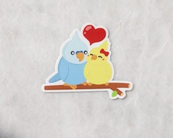 Love Birds Sticker