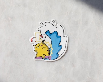 Pokemon Pikachu Surf Sticker