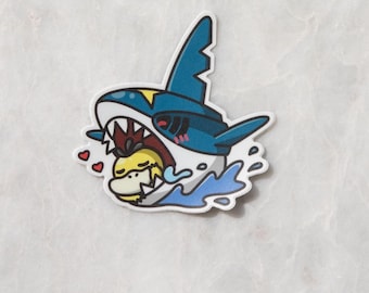 Pokemon Sharpedo Psyduck Sticker
