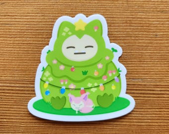 Sleeping Moss Giant Die cut Sticker