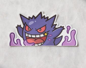 Pokemon Gengar Car Decal