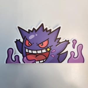 Gengar Waterproof Car Decal