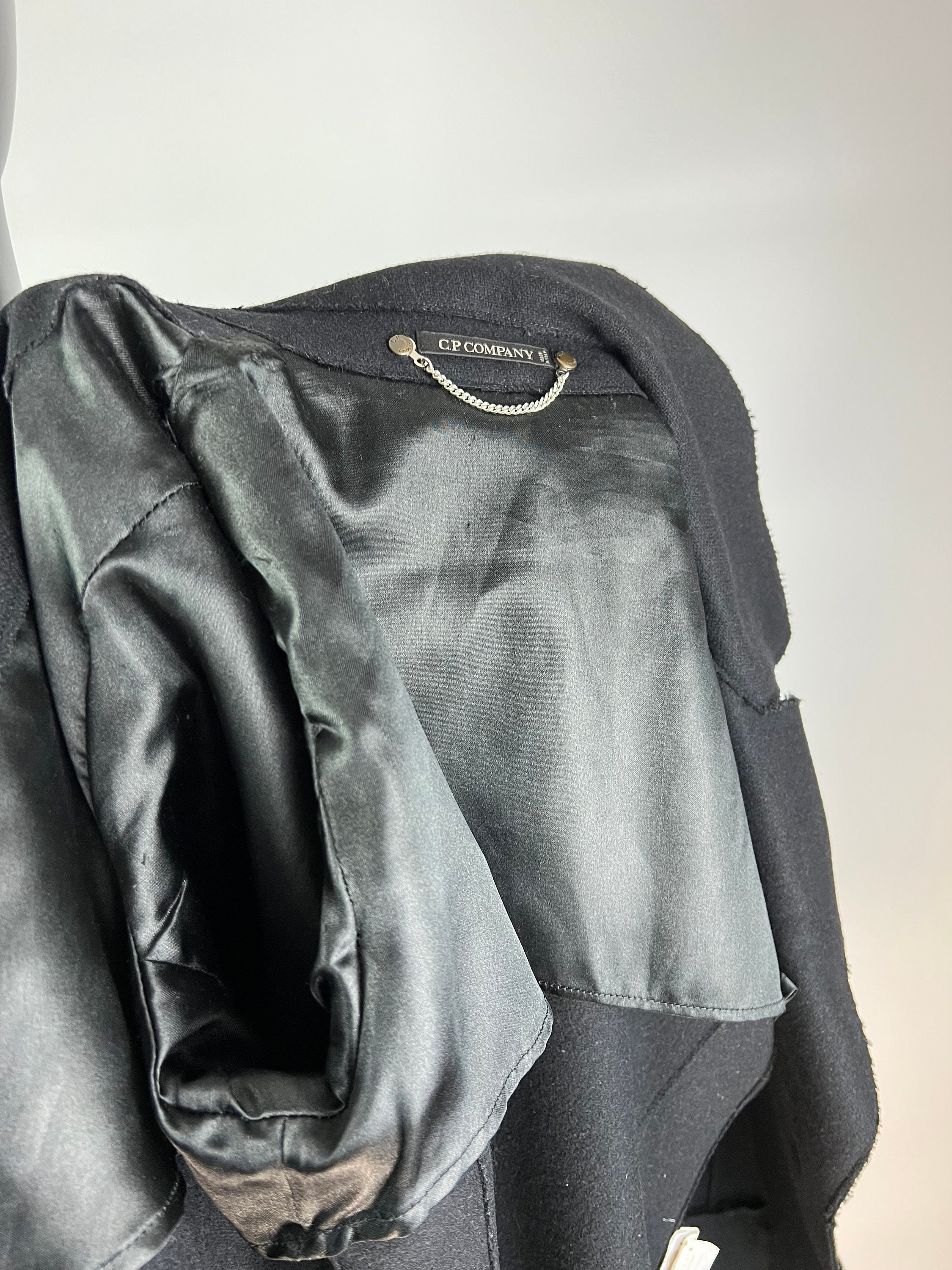 CP Company Vintage Women's Wool Coat Size IT44 Black - Etsy