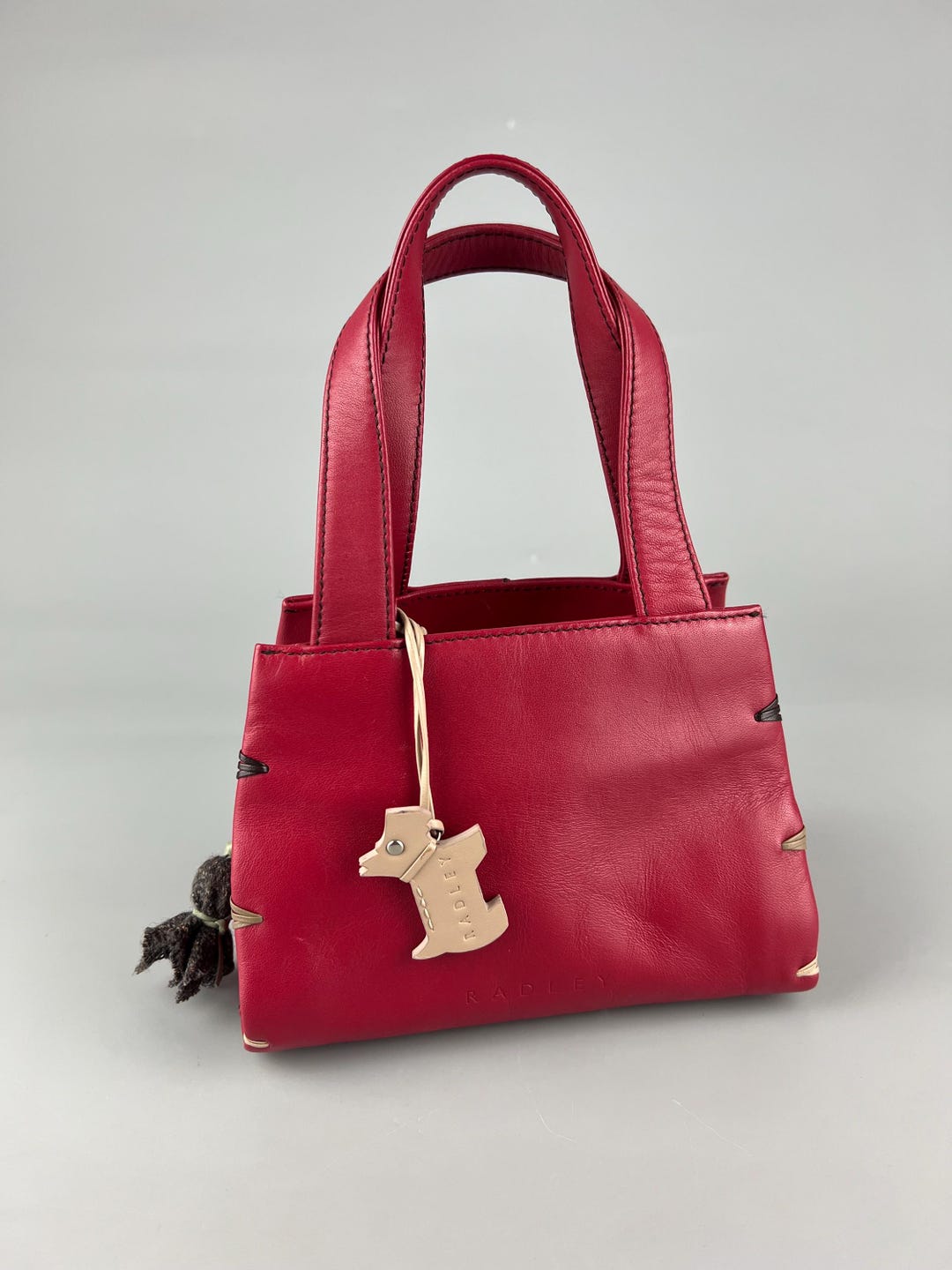 Red Mini Handbag Radley Red Leather Mini Bag Handbag - Etsy