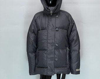 Jet Set Vintage Women's Gray Puffer Down Jacket Size L/XL