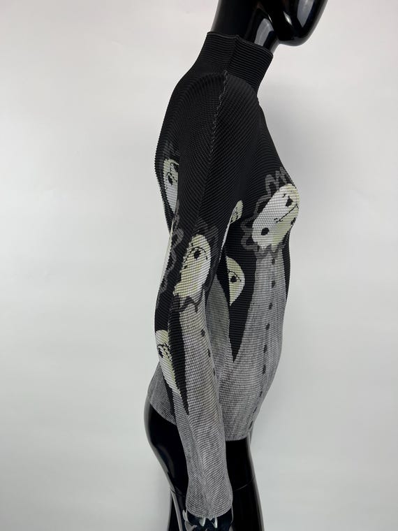 美品 イッセイミヤケ ISSEY MIYAKE シャツ ブラウス ハイネック ロングスリーブ 長袖 プリーツ トップス レディース 2 楽天市場】ハイネック（ブランドイッセイミヤケ）（シャツ・ブラウス