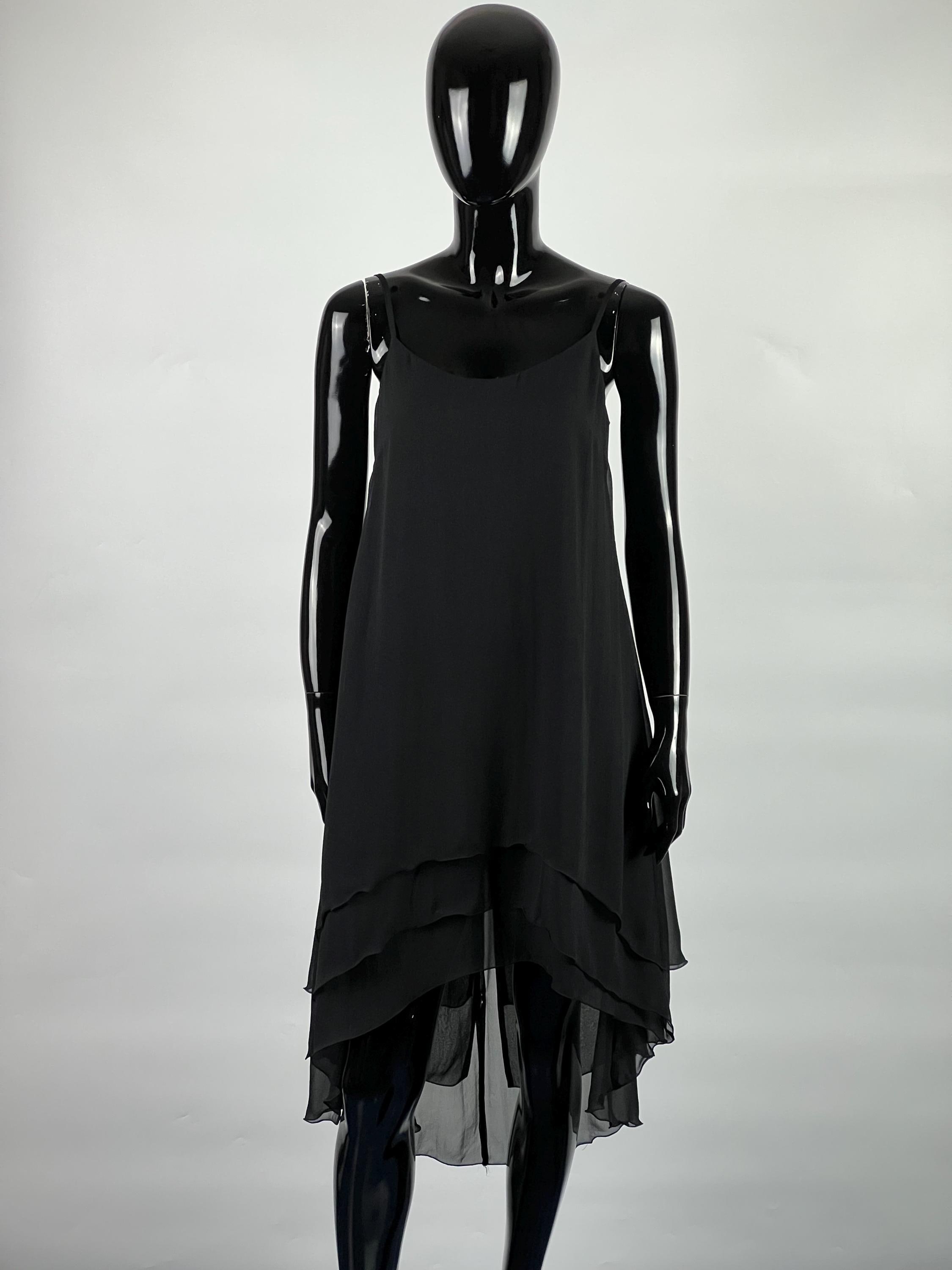 Karl Lagerfeld for H&M Black Sleeveless Asymmetric Silk Dress Size EU36 US6 - Etsy Karl Lagerfeld for H&M Black Sleeveless Asymmetric Silk Dress Size EU36 US6 - Etsy