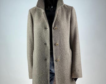 Uniqlo Women's Beige Wool Coat Size S