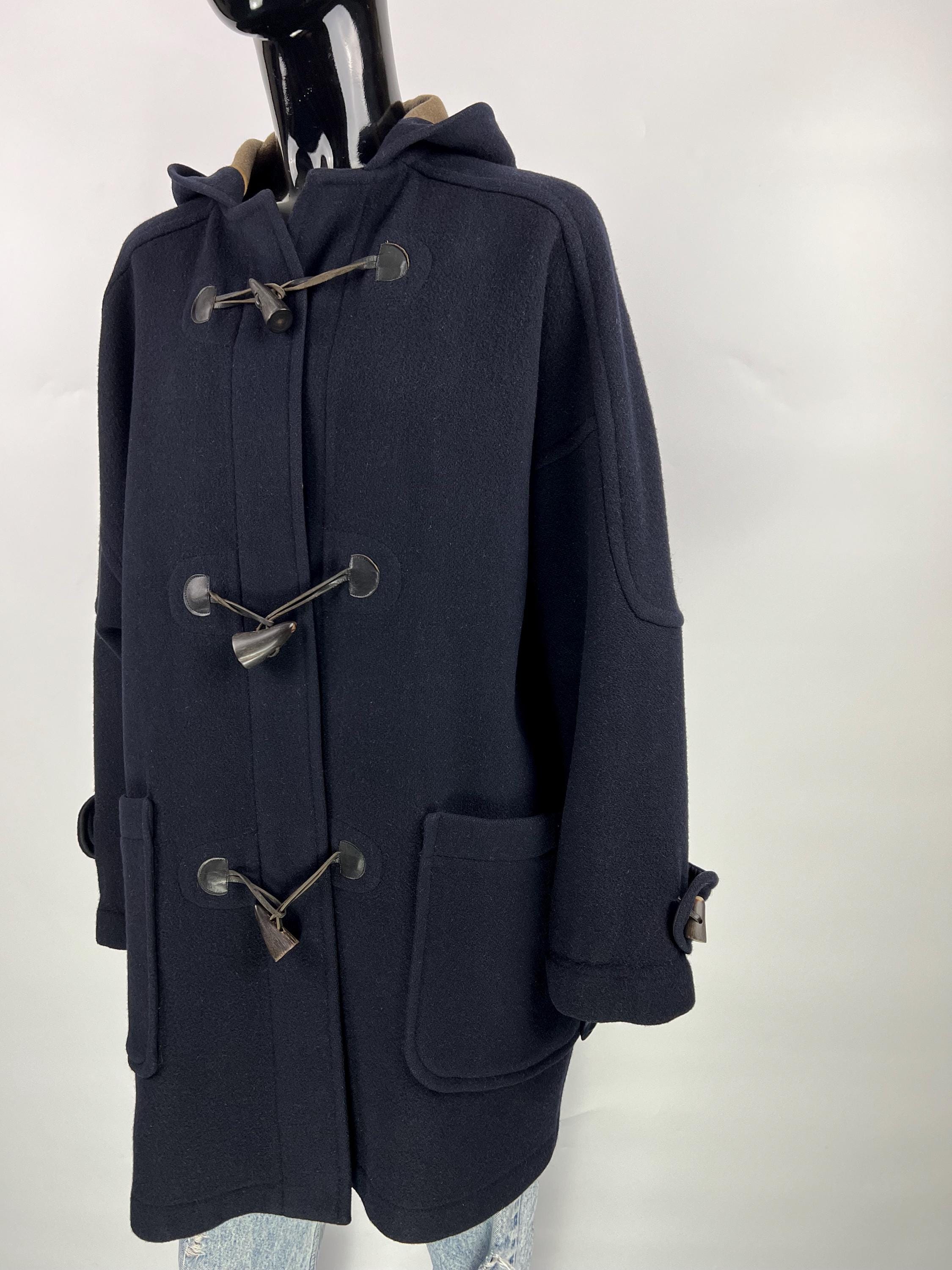 ジャケット・アウター Burberry Made in England Duffle Coat Wool Duffle Coat in Black - Men | Burberry® Official