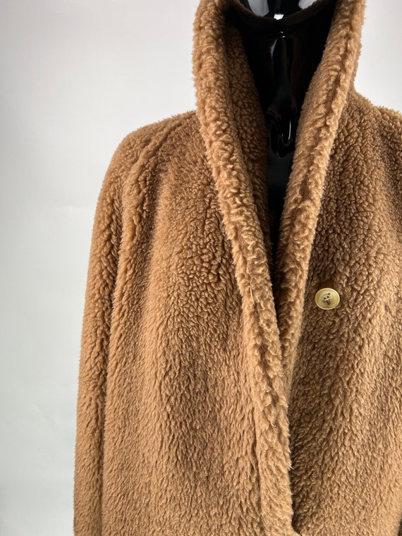 MAX MARA Camel teddy bear icon coat outer 101606296 Brown S