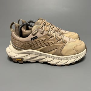 Zapatillas de trail running Hoka One One Anacapa Low GTX Gore-Tex US 7 para senderismo, trekking y caminatas 1136670 SSEG ‘Shifting Sand/Eggnog’
