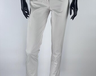 Pantalones cortos Brunello Cucinelli de algodón beige para mujer, talla IT38 US2