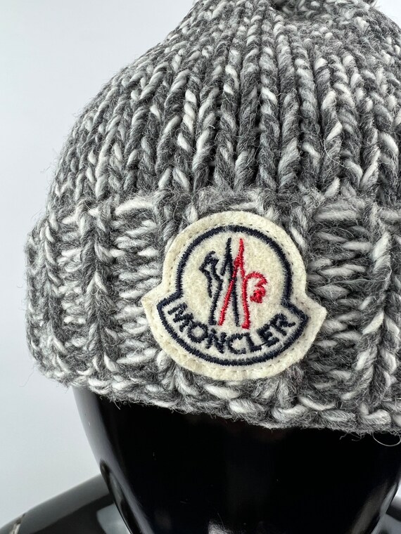 ハット MONCLER WOOL HAT NWT MONCLER wool beanie HAT to wear w/ski jacket one sz fits