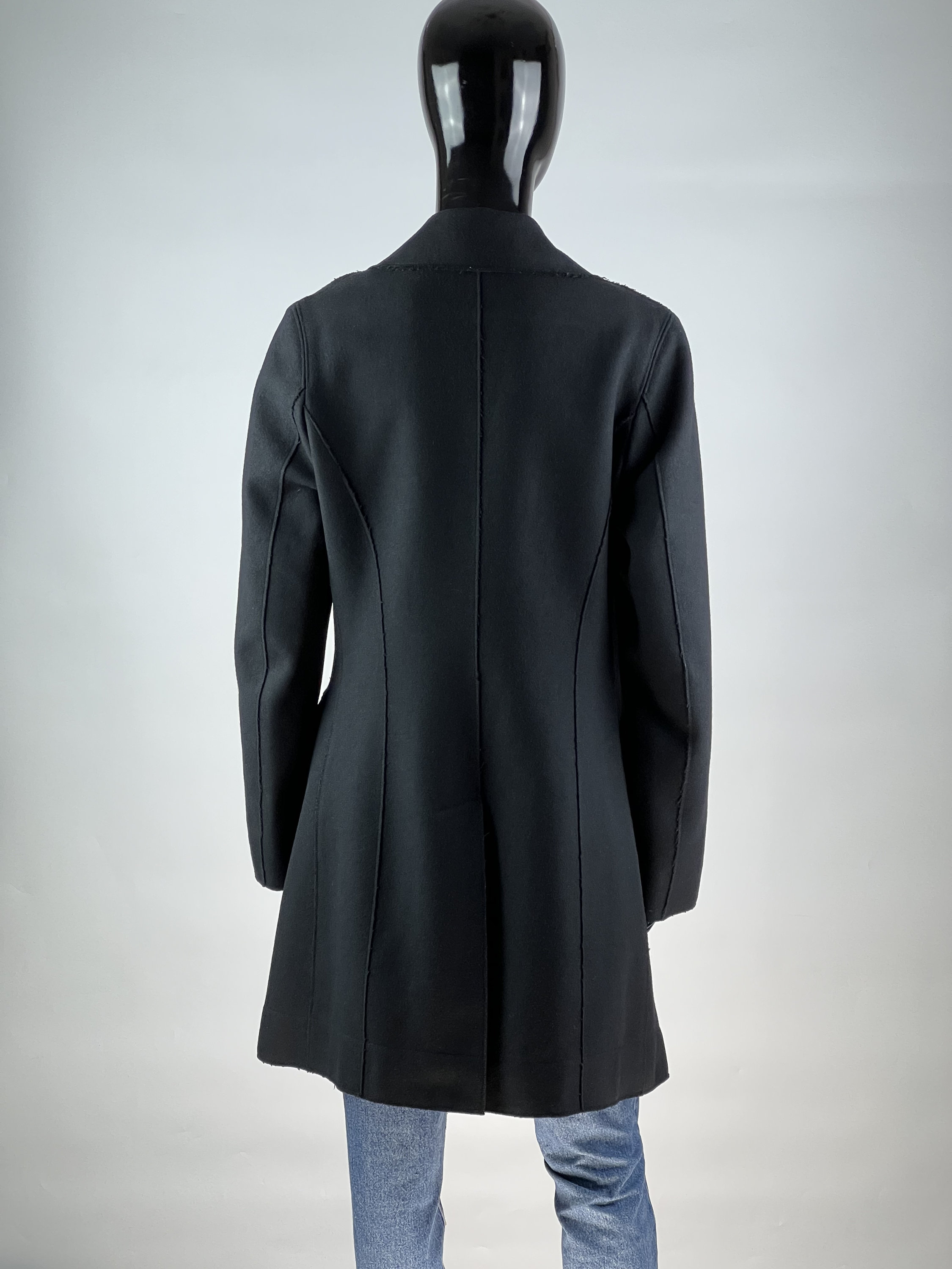 CP Company Vintage Women's Wool Coat Size IT44 Black - Etsy