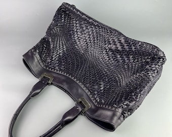 Francesco biasia 荒く 黒メタルbag