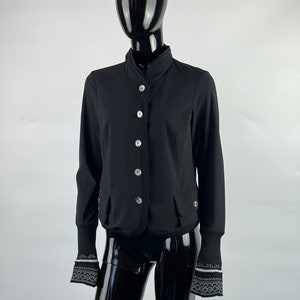 Marithe Francois Girbaud Black Blazer Jacket Size IT42 US5