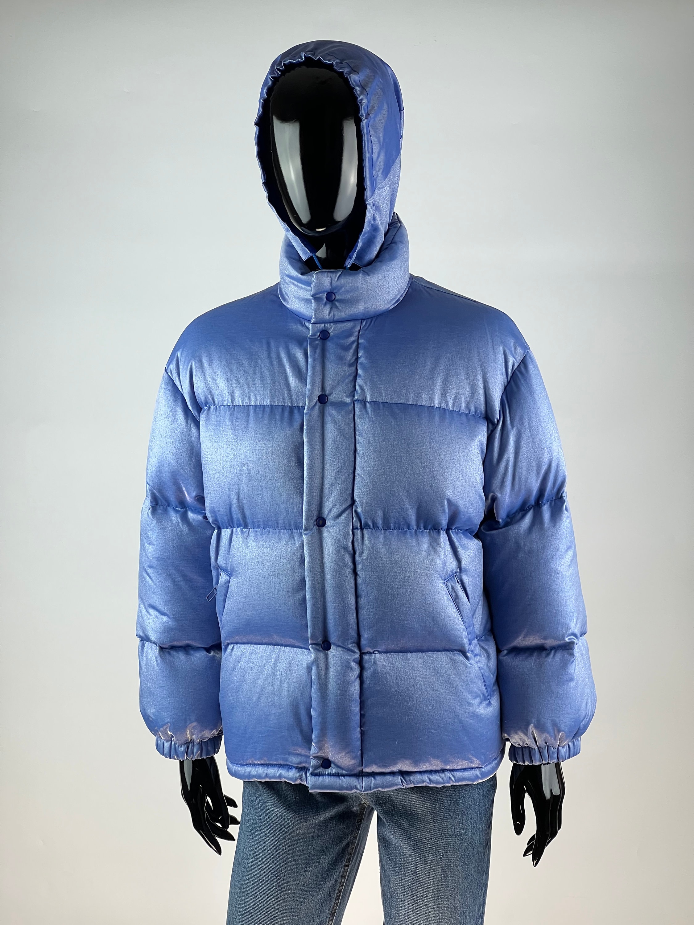 Rare Vintage Moncler Grenoble Shimmering Purple Puffer Down Jacket