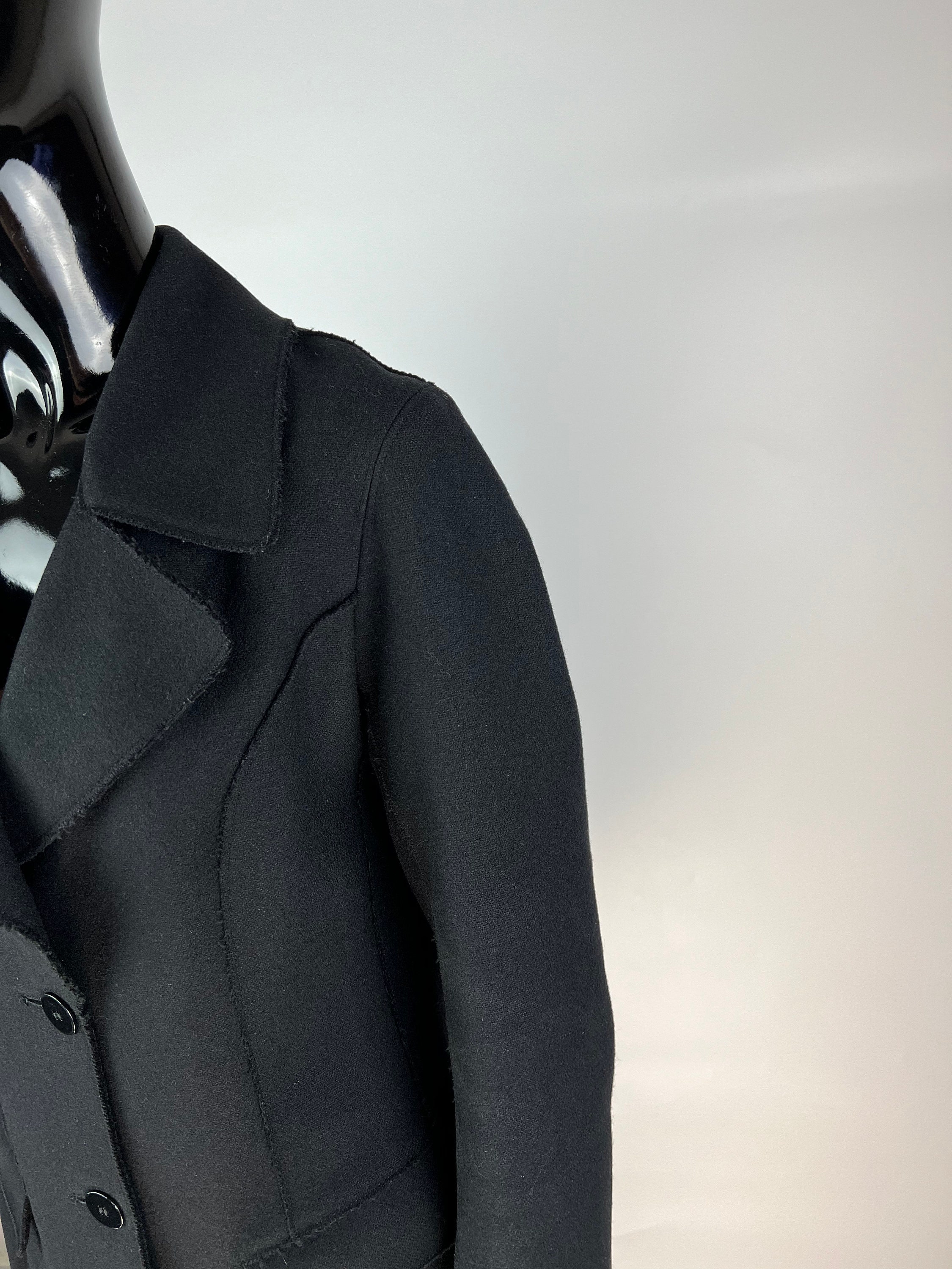 ジャケット・アウター CP COMPANY wool coat 90s made in italy CP Company Vintage Women's Wool Coat Size IT44 Black - Etsy