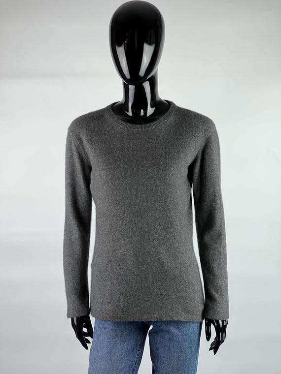 Vero Moda - Maglione taglio lungo grigio medio mélange con zip sul davanti