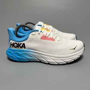 Zapatillas de running, caminar y gimnasio Hoka One One Arahi 7, talla US 7.5B, modelo 1147851 BSW ‘Blanc De Blanc / Swim Day’
