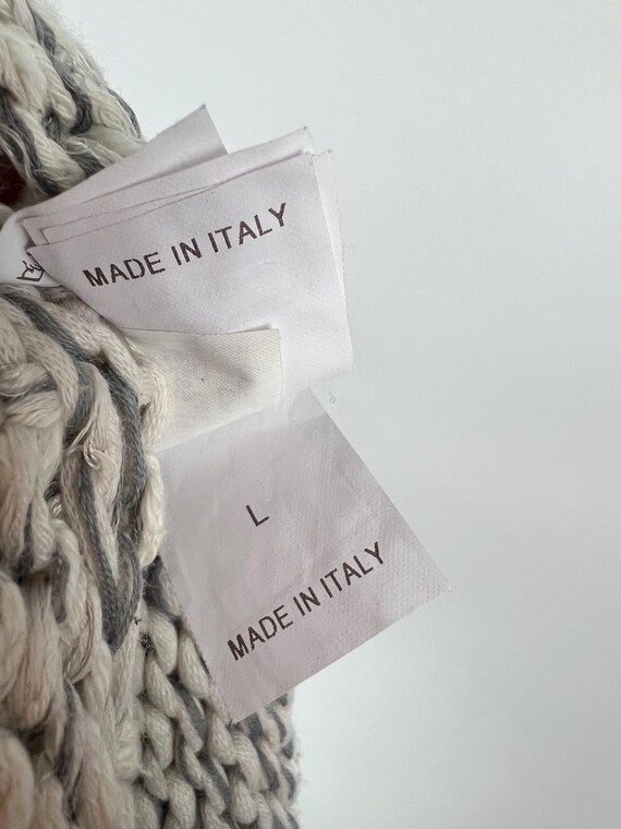 ブルネロ クチネリ コットン リネン シルク スパンコール セーター