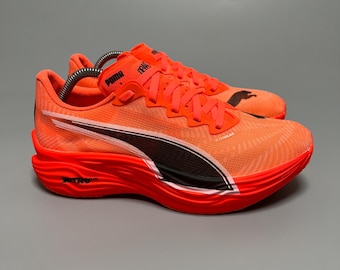 US 9 Puma Deviate Nitro Elite 3 Carbon Plate ‘Glowing Red / Puma Black’ Running Shoes 309810-06 EUR 40 (25.5cm)