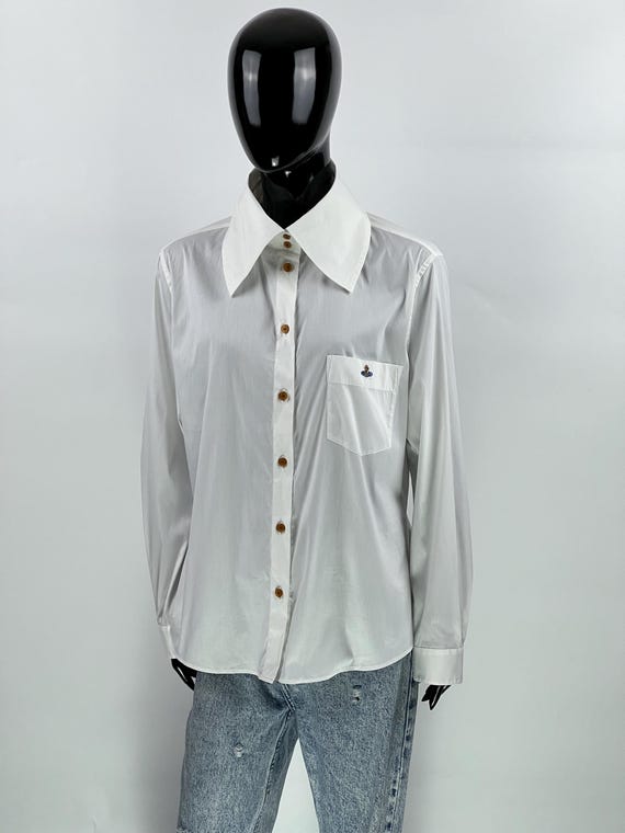 Vivienne Westwood Red Label White Long Sleeve Shirt Women's Size