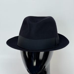 □　Borsalino ボルサリーノ　ハット 帽子 ヴィンテージ ボルサリーノ フェルトハット Alessandria rasato（アレッサンドリア