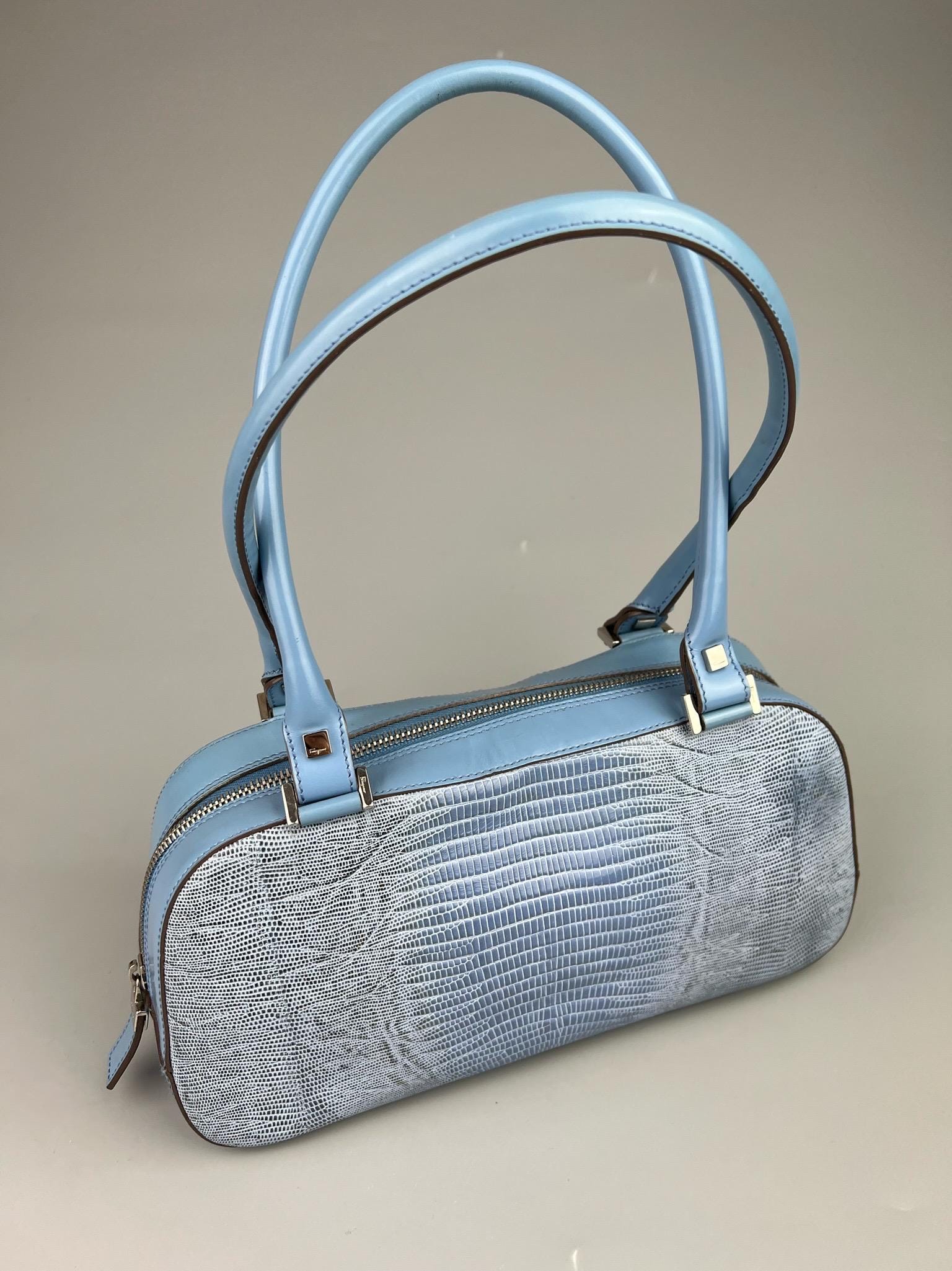 ✨極美品✨　Salvatore Ferragamo　ビジネスバッグ　ブルー系 FERRAGAMO（フェラガモ） Salvatore Ferragamo サルバトーレ