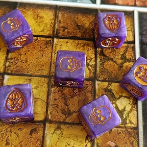 Heroquest - Opaque Dice (modern)