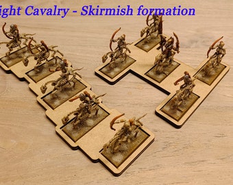 Plateau de mouvement pour cavalerie légère (formation escarmouche)