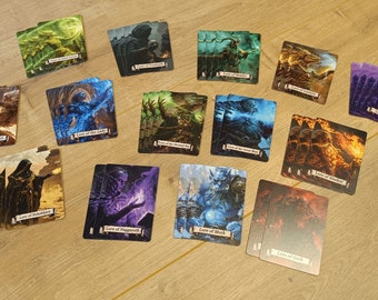 Carte di riferimento personalizzate di Lores Of Magic