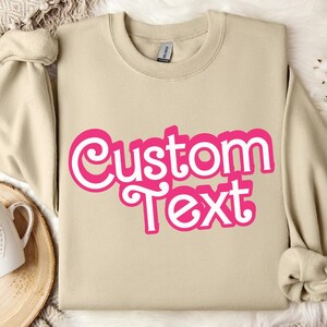 a shirt that says custom text on it