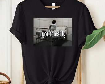 Funny Meme T-Shirt, Schizophrenic, I Got Too Silly Psycho Joke Tee, Sarcastic Gift Shirt,SFS0186