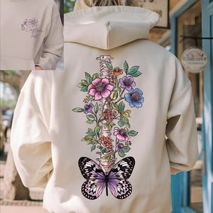 a group of women's sweatshirts with the names of different colors