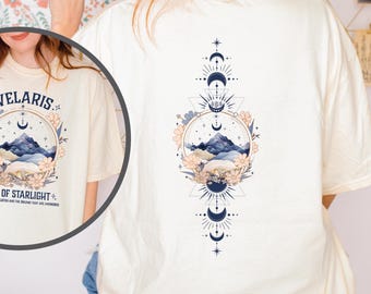 Velaris Comfort Colors Shirt (Officially Licensed) ACOTAR shirt, ACOTAR merch, ACOMAF shirt, bookish merch,