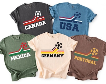 USA Soccer 2026 Shirt, Vintage Retro Football Tee, American,Canada,Mexican Soccer Fan Shirt, Game Day Outfit