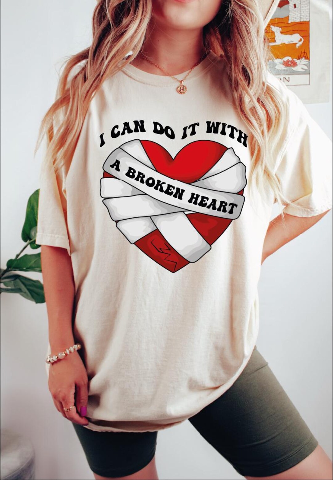 I Can Do It With A Broken Heart Shirt, Heart Gift, Quote Shirt for ...