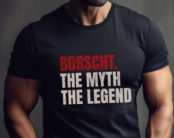UKRAINIAN BORSCHT Unisex T-shirt, Legendary Beet Soup Tee, Funny Support Ukraine Gift