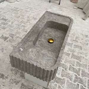 Ready to ship,Calacatta Viola Marble Sink,Grey sink, Special Order Sink, Marble Sink Countertop, Marble Large Sink, Wall Sink, Bathroom Sink ,Grey Marble Sink,Tundra Gray ,Marble Sink, Vanity Sink,Vesssel Marble Sink