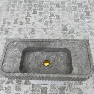Ready to ship,Calacatta Viola Marble Sink,Grey sink, Special Order Sink, Marble Sink Countertop, Marble Large Sink, Wall Sink, Bathroom Sink ,Grey Marble Sink,Tundra Gray ,Marble Sink, Vanity Sink,Vesssel Marble Sink
