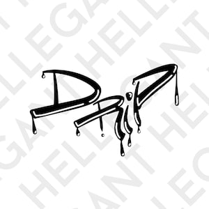 Goteo / Goteo Graffiti Estilo Texto que dice Cita Arte SVG, PNG, EPS para impresión de circuitos, diseños de camisetas, gráficos de impresión corte cnc
